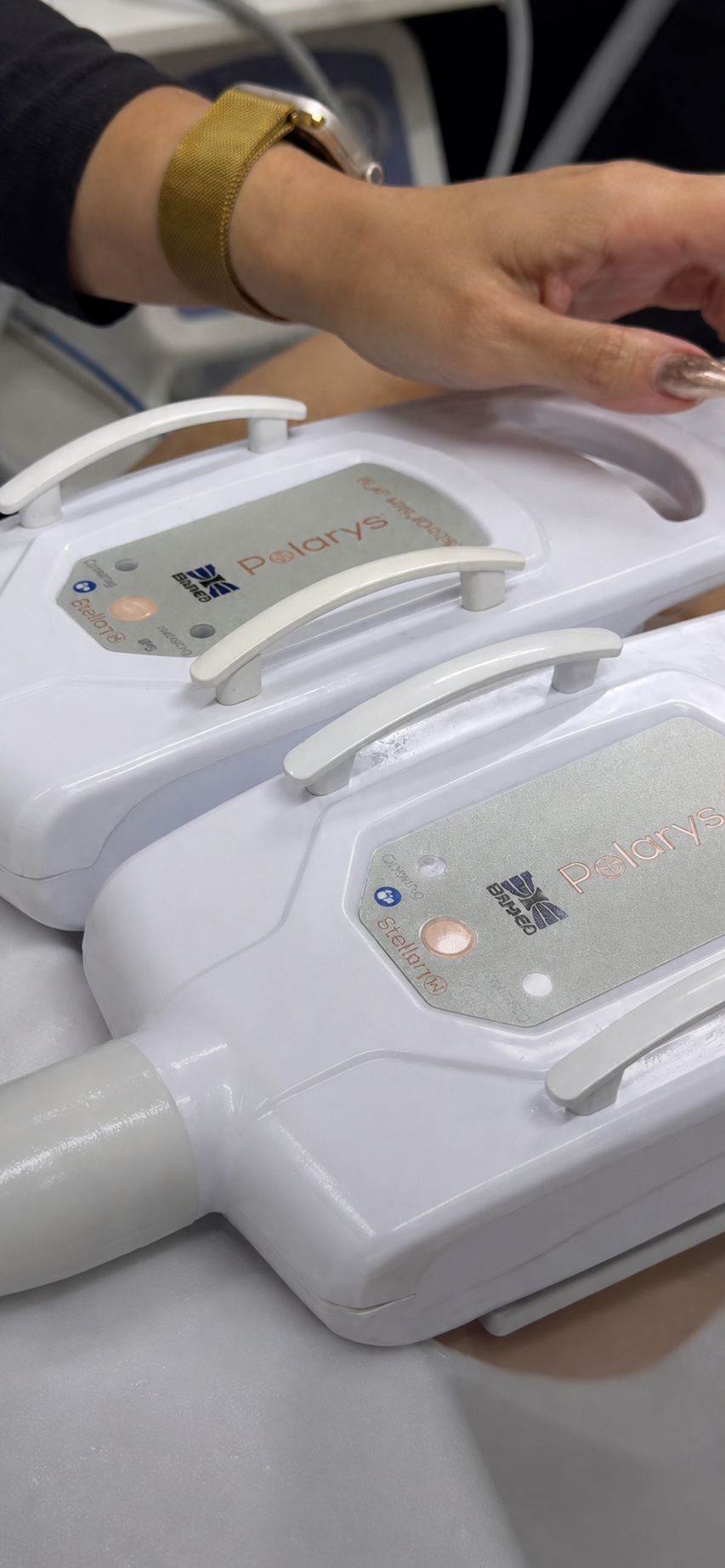 Equipamento de Criolipólise de Placas Polarys Plaxx para gordura localizada