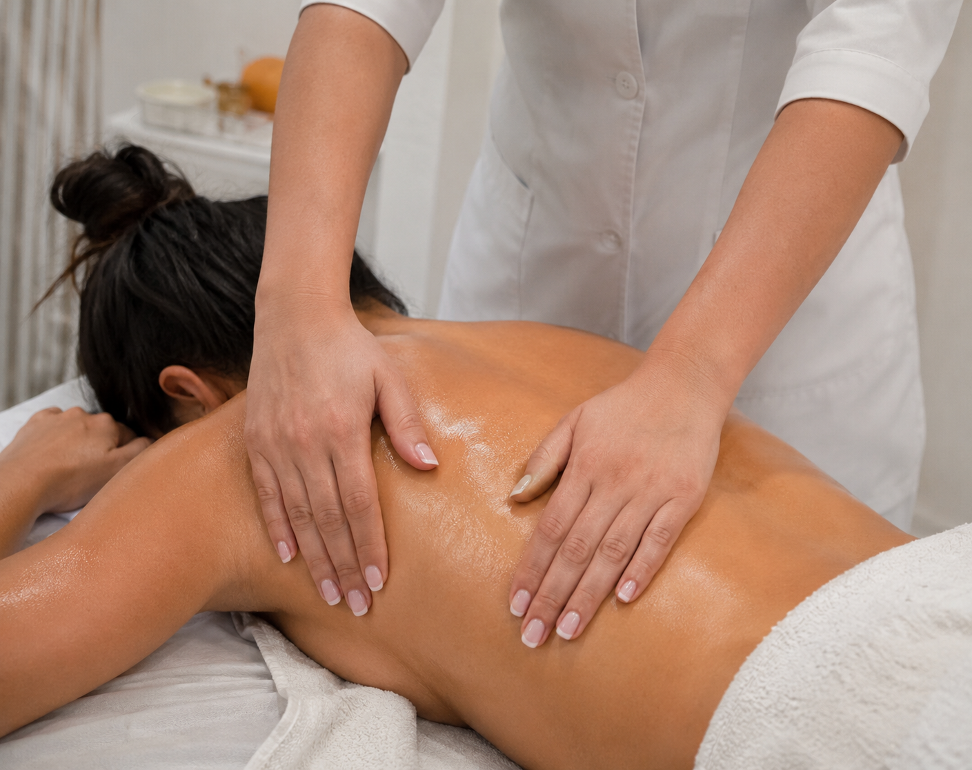 Massagens corporais para relaxamento, drenagem e bem-estar