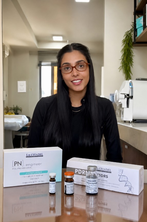 Aplicação de protocolo personalizado de Estética Regenerativa Facial